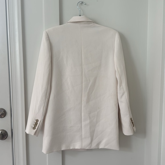 NWT NWT Aritzia Wilfred Cherrelle Blazer in Light Birch Size XS - Picture 8 of 13